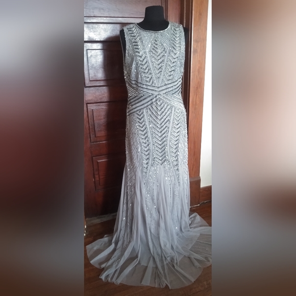 Adrianna Papell Dresses & Skirts - Mother of Bride Beaded Formal Gown